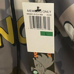 Members Only X Nickelodeon Hey Arnold Gerald Jacket Zip Hoodie Men Size Large